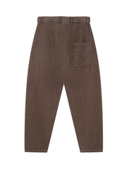 Cotton And Linen Solid Color Trousers