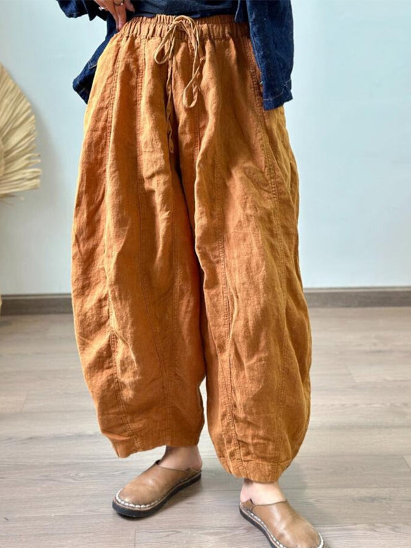 Linen Harem Pants