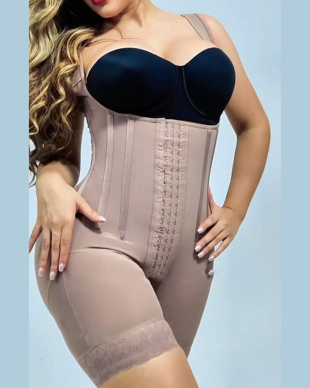 High Compression Tummy Control Adjustable Straps Shapewear