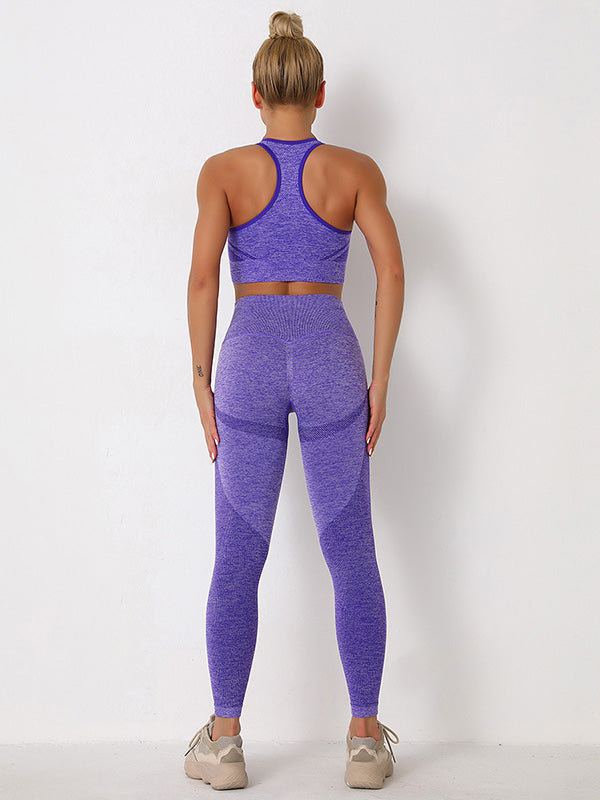 5 Colors Sleeveless U-Neck Yoga&Gym Suits