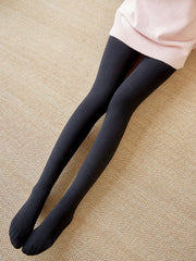 Casual Skinny Leg Keep Warm Solid Color Leggings