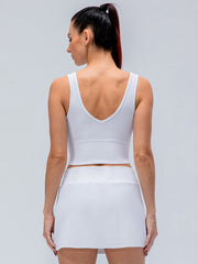 Simple Bra&Pantskirt Tennis Sports Suits