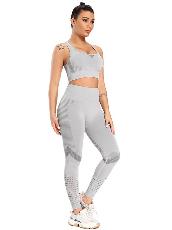 Breathable Back Cutout Yoga Suits