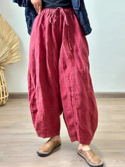 Linen Harem Pants