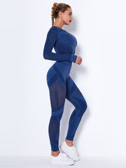 Moisture Absorbing Yoga Long Sleeve Suit