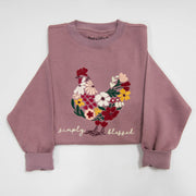 Simply Blessed Embellished Sweatshirt