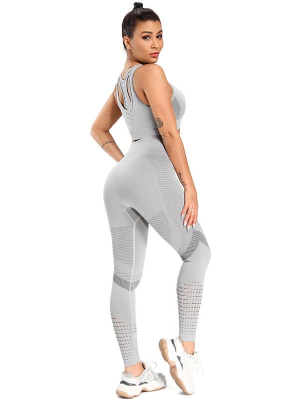 Breathable Back Cutout Yoga Suits