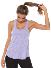 Casual Loose Breathable Solid Color Tanks