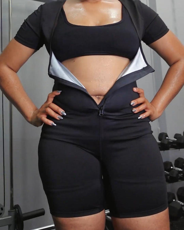 Sweat Sports Shapewear Jumpsuit