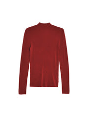 Annalise Mock Neck 100% Merino Wool Sweater