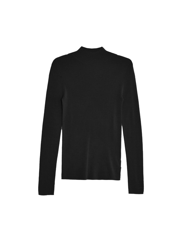 Annalise Mock Neck 100% Merino Wool Sweater