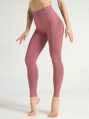 Wrap Solid High Waist Leggings