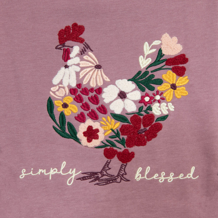 Simply Blessed Embellished Sweatshirt