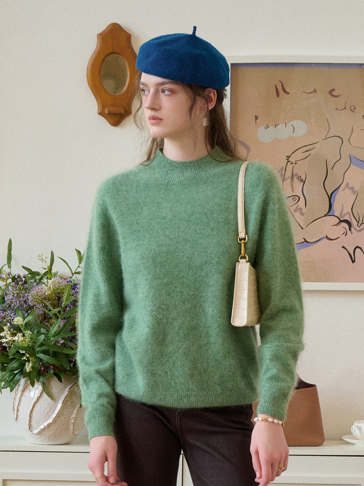 Izabella Round Neck Wool Sweater