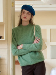 Izabella Round Neck Wool Sweater