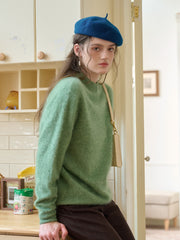 Izabella Round Neck Wool Sweater