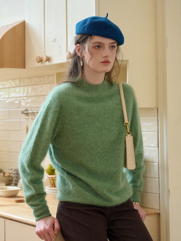 Izabella Round Neck Wool Sweater