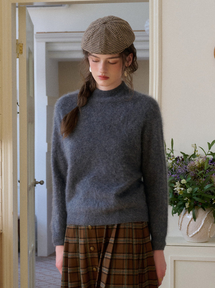 Izabella Round Neck Wool Sweater