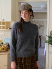 Izabella Round Neck Wool Sweater