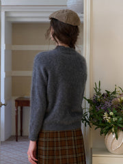 Izabella Round Neck Wool Sweater