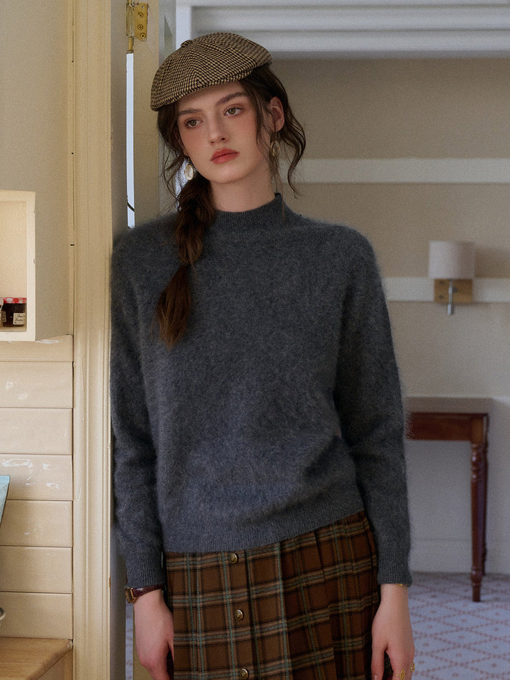 Izabella Round Neck Wool Sweater