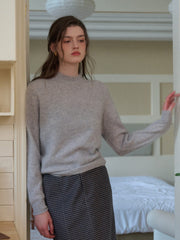 Izabella Round Neck Wool Sweater