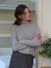 Izabella Round Neck Wool Sweater