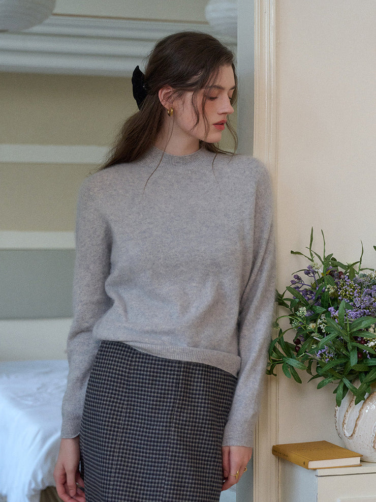 Izabella Round Neck Wool Sweater