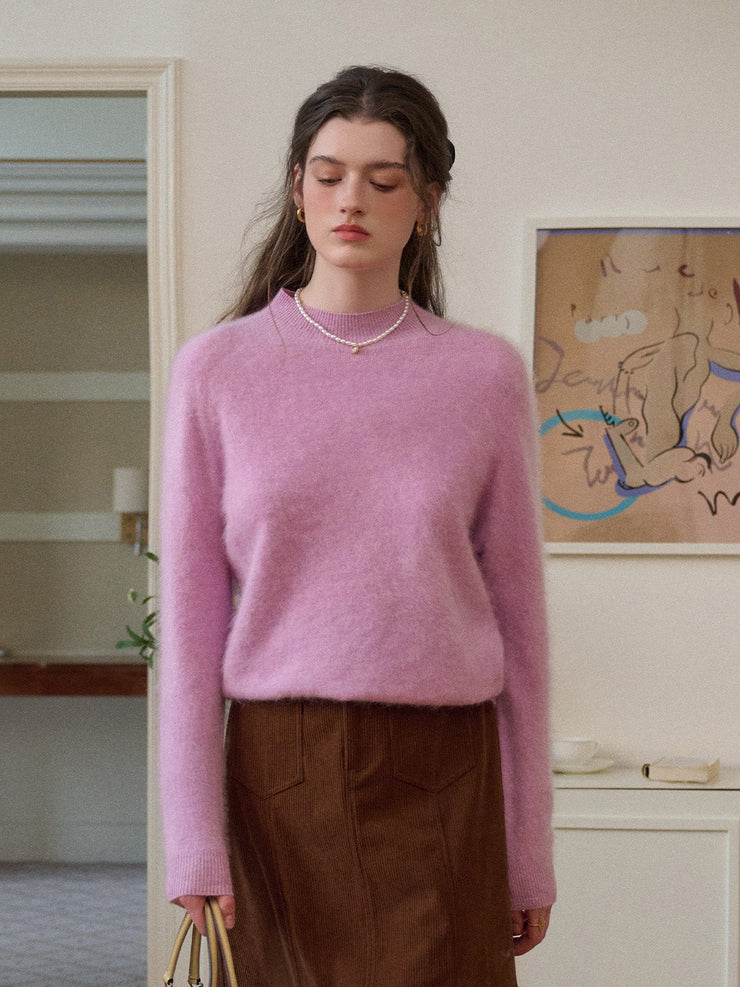 Izabella Round Neck Wool Sweater