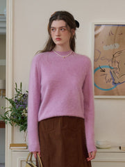 Izabella Round Neck Wool Sweater