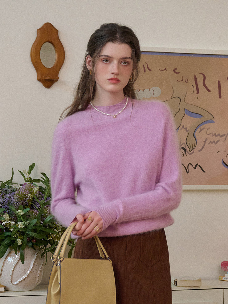Izabella Round Neck Wool Sweater
