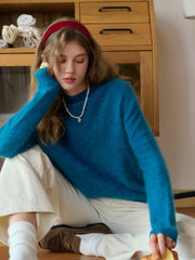 Izabella Round Neck Wool Sweater
