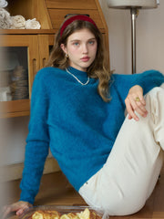 Izabella Round Neck Wool Sweater