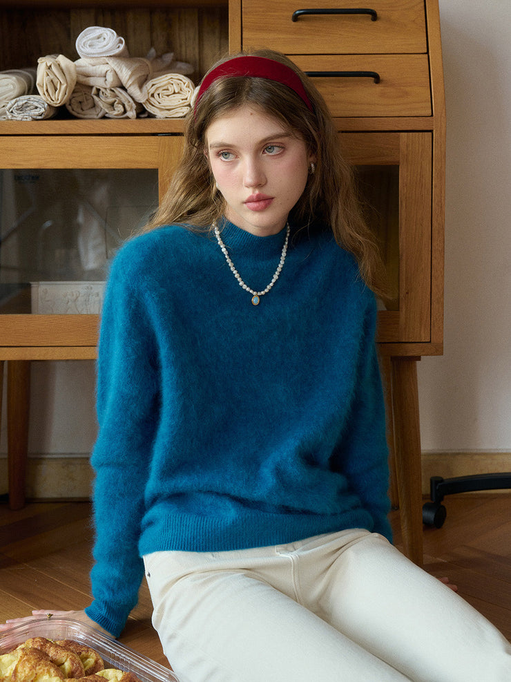 Izabella Round Neck Wool Sweater
