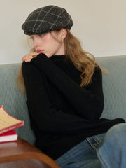 Abby Mock Neck Ribbed Sweater