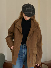 Abby Mock Neck Ribbed Sweater