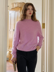 Izabella Round Neck Wool Sweater