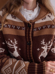 Shelby Shawl Collar Wool Cardigan