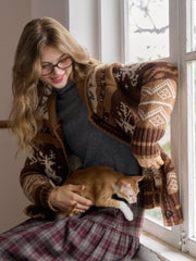 Shelby Shawl Collar Wool Cardigan