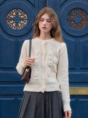 Armani Round Neck Crochet Sweater