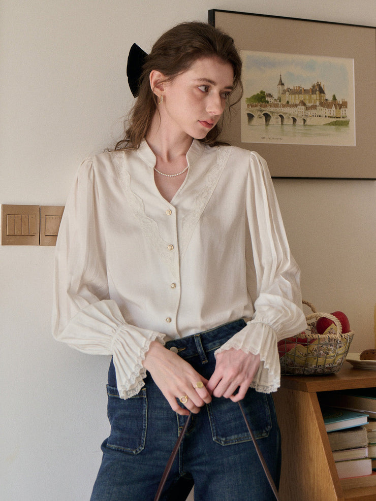 Sariyah V-Neck 100% Lyocell Blouse