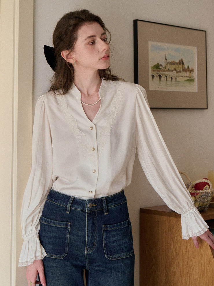 Sariyah V-Neck 100% Lyocell Blouse