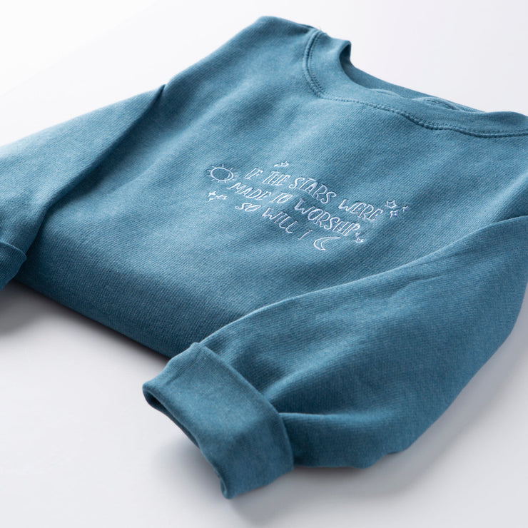 Embroidered So Will I Sweatshirt