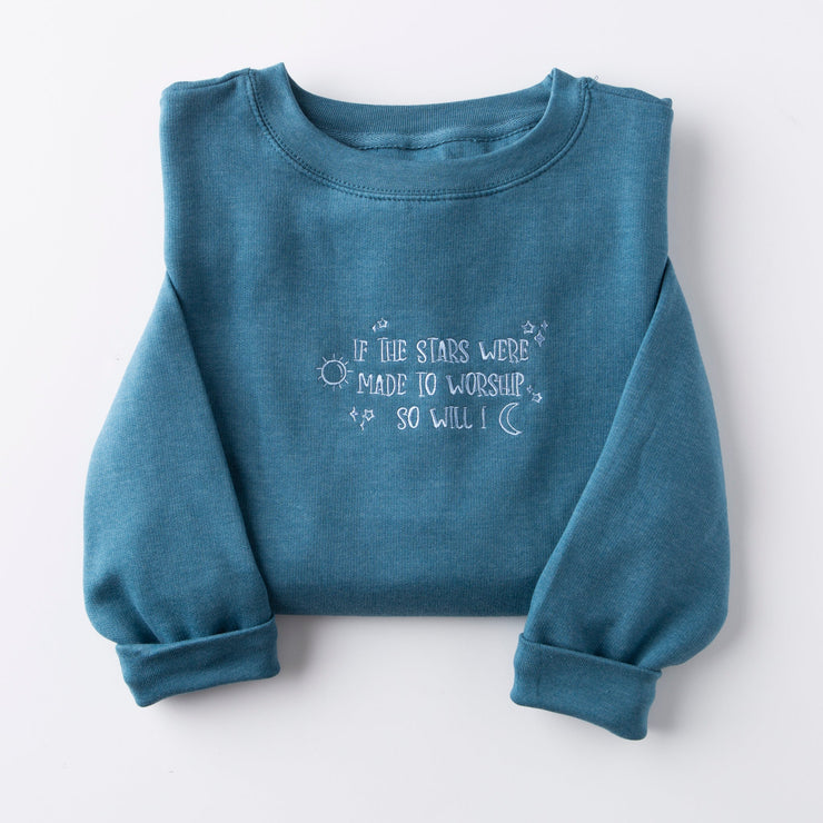 Embroidered So Will I Sweatshirt