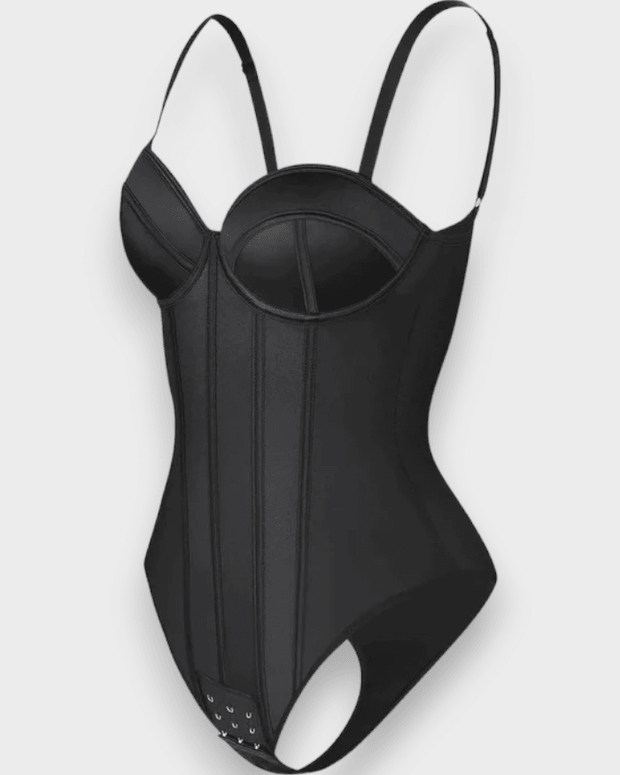 Cupped Strapless Bra-free Bodysuit Shapewear