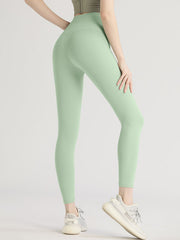 Skinny Leg Wrap Solid Color Leggings