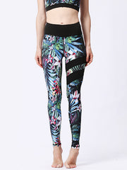 Floral Printed High Waist Leggings