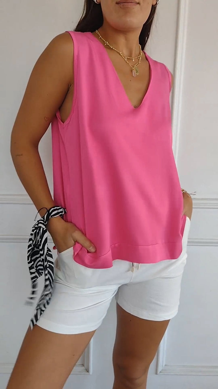 V-neck Loose and Comfortable Top