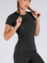 Wrap Solid Quick Dry Sports Tees