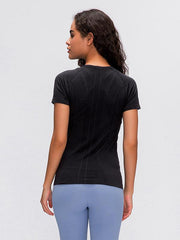 Wrap Solid Breathable Yoga Tees